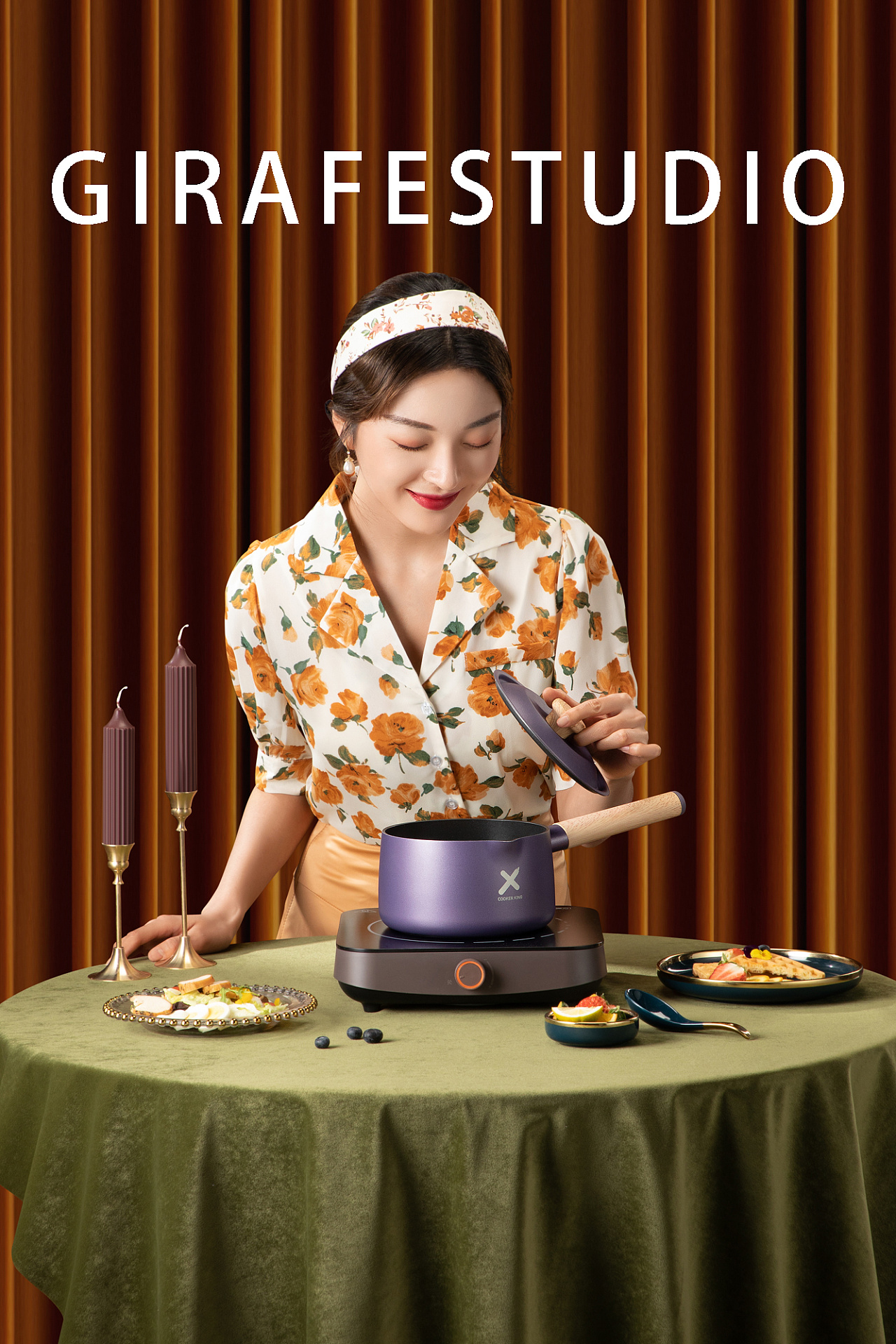 Frying pan，Soup pot，The milk pot，Wok，Cooking King，Set of tied pot，Small yellow duck series，cookware，