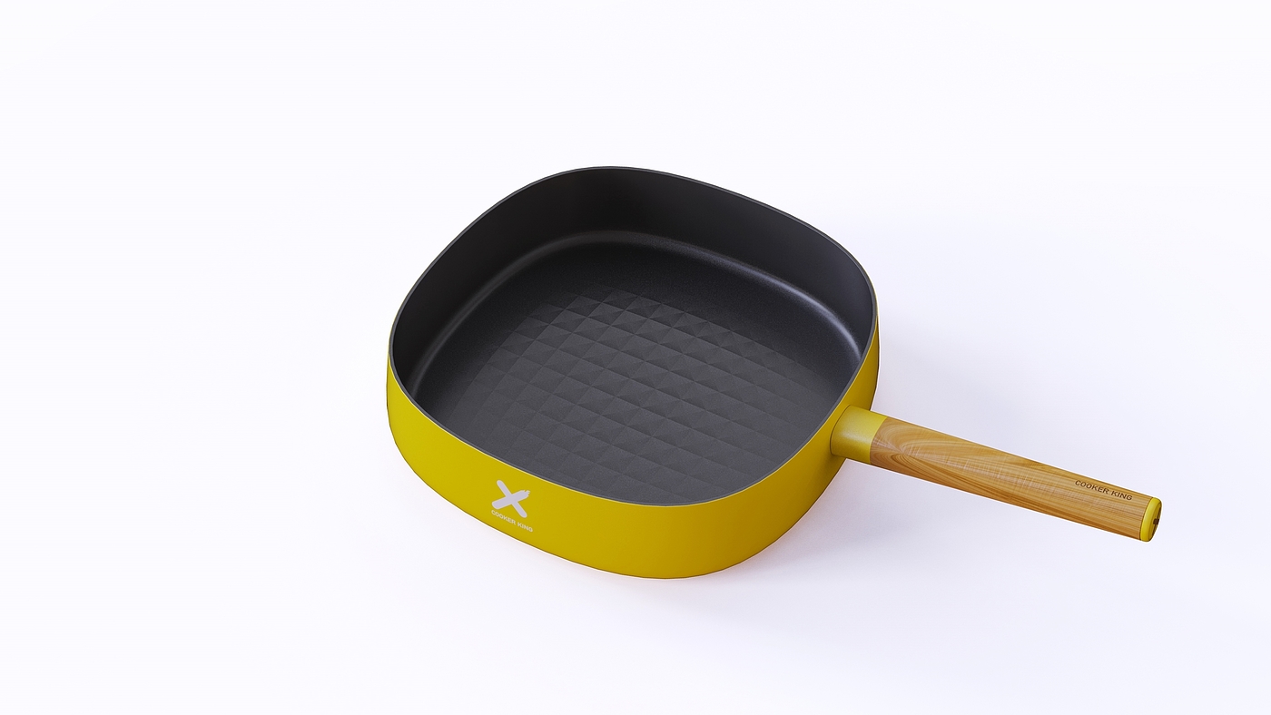 Frying pan，Soup pot，The milk pot，Wok，Cooking King，Set of tied pot，Small yellow duck series，cookware，