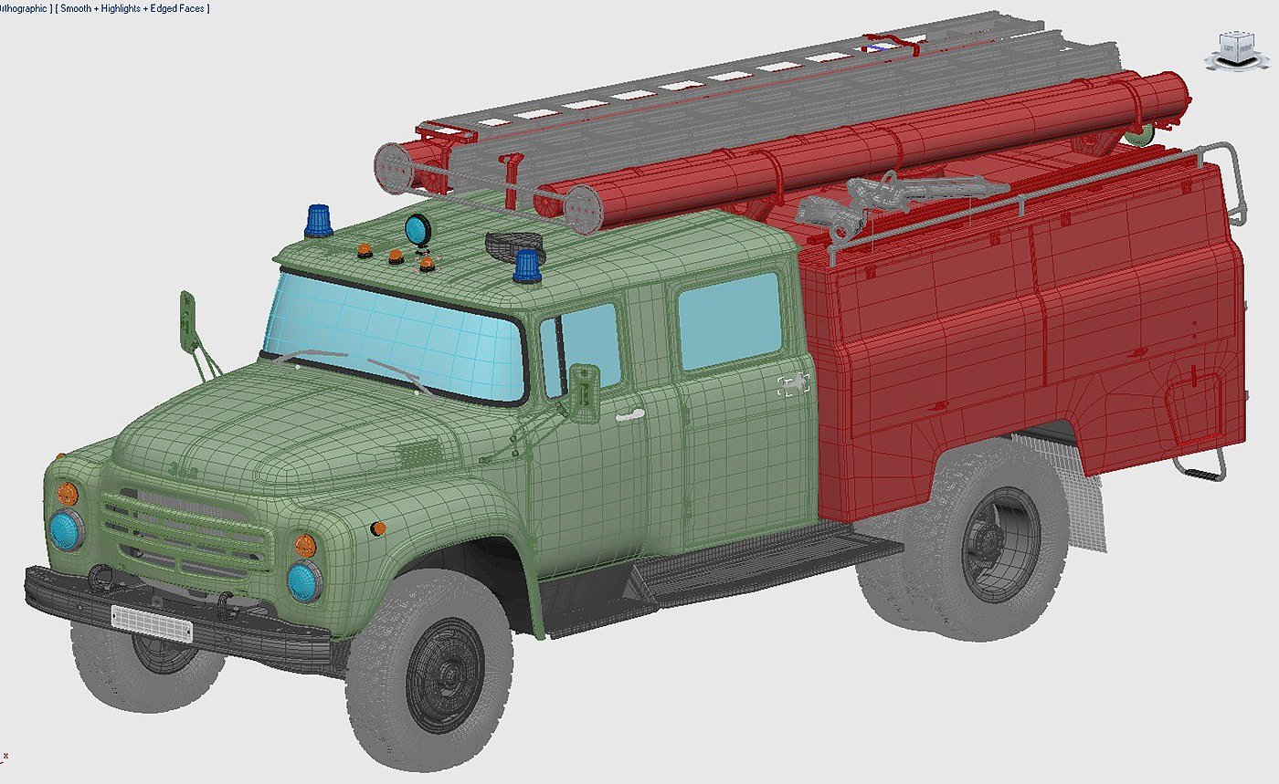 fire engine，Automobile design，Cool，Russia，