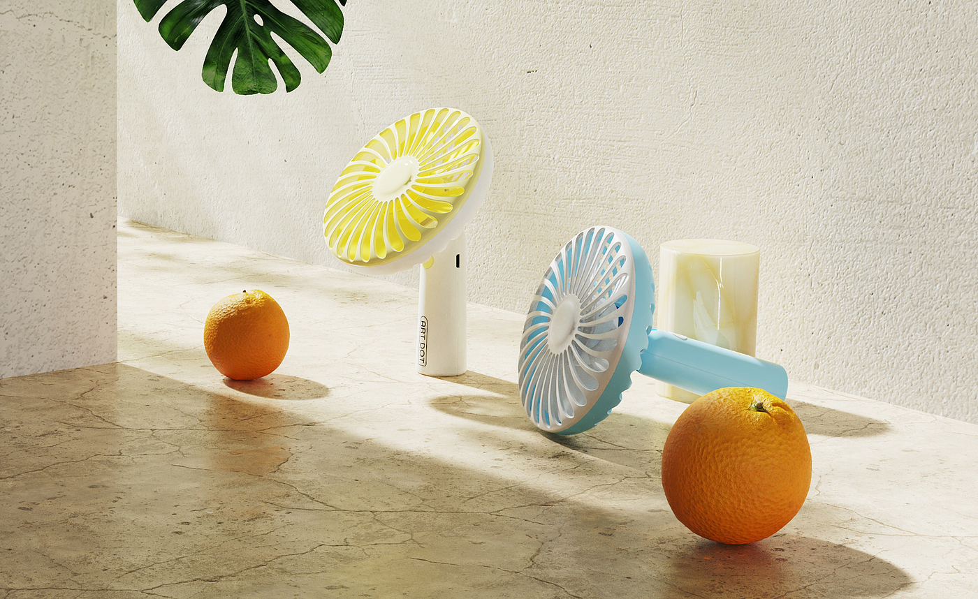 Small fan，Fan，Sunflower，Household products，product design，