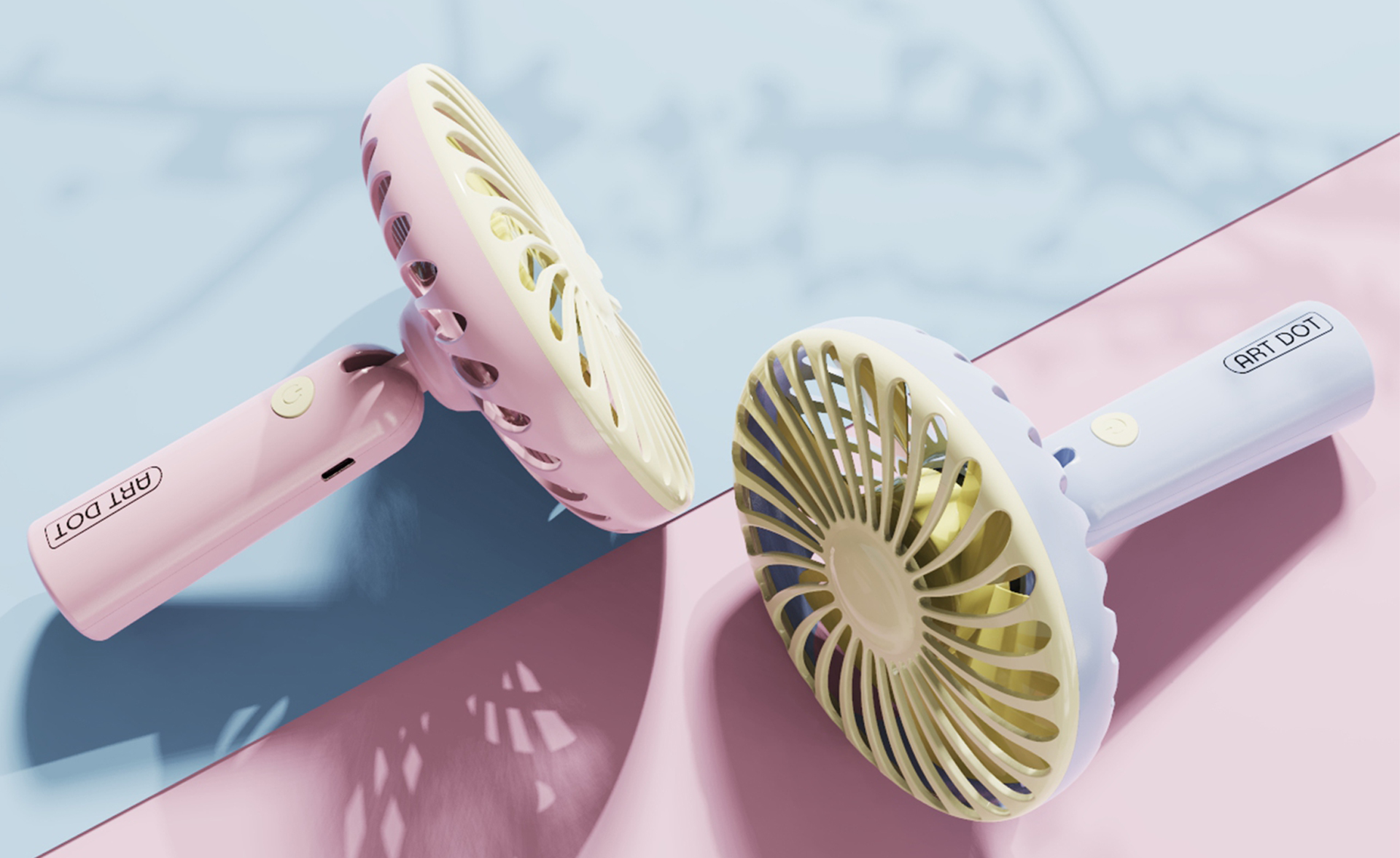 Small fan，Fan，Sunflower，Household products，product design，