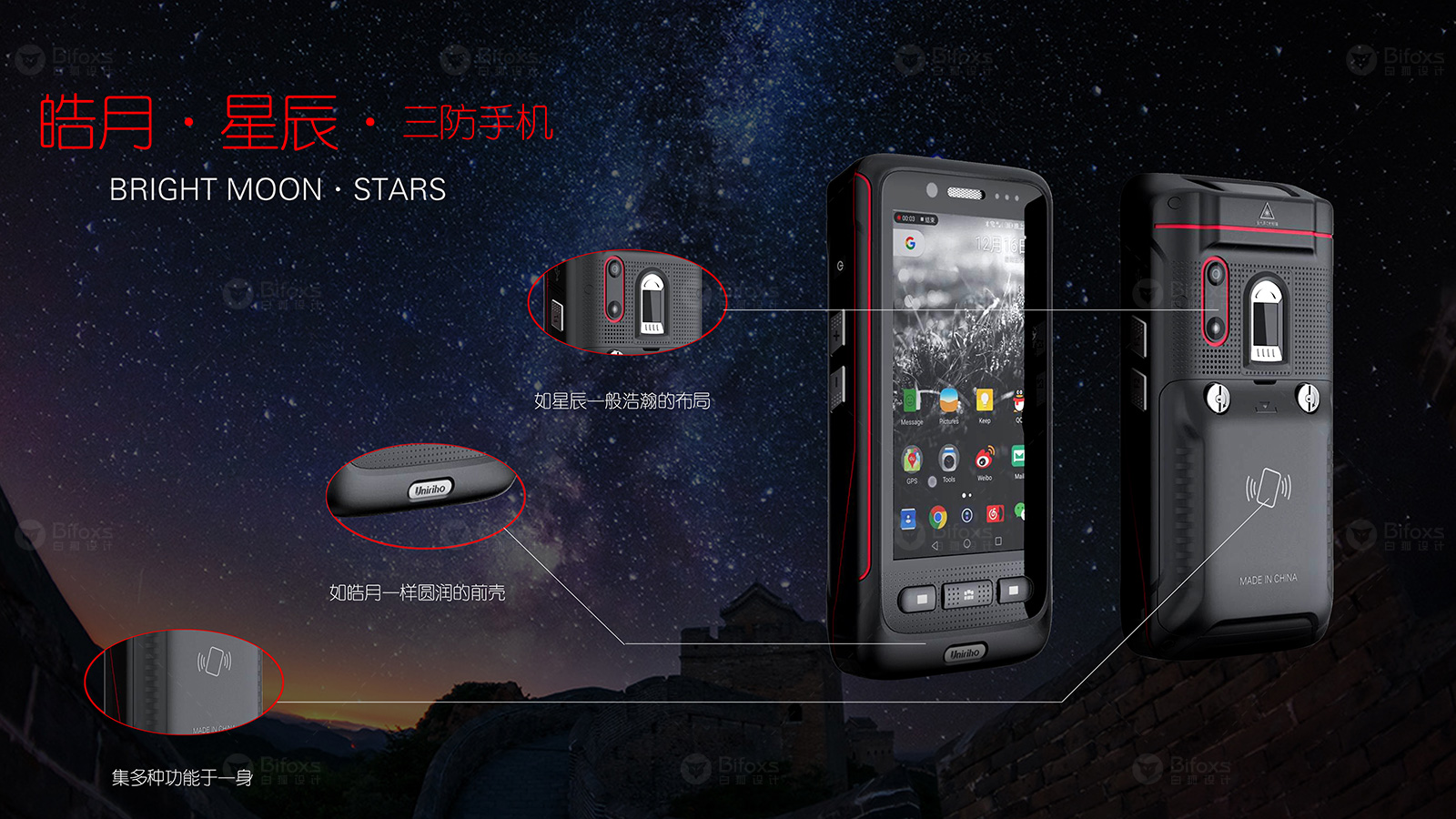 Handset design，Three prevention handset design，