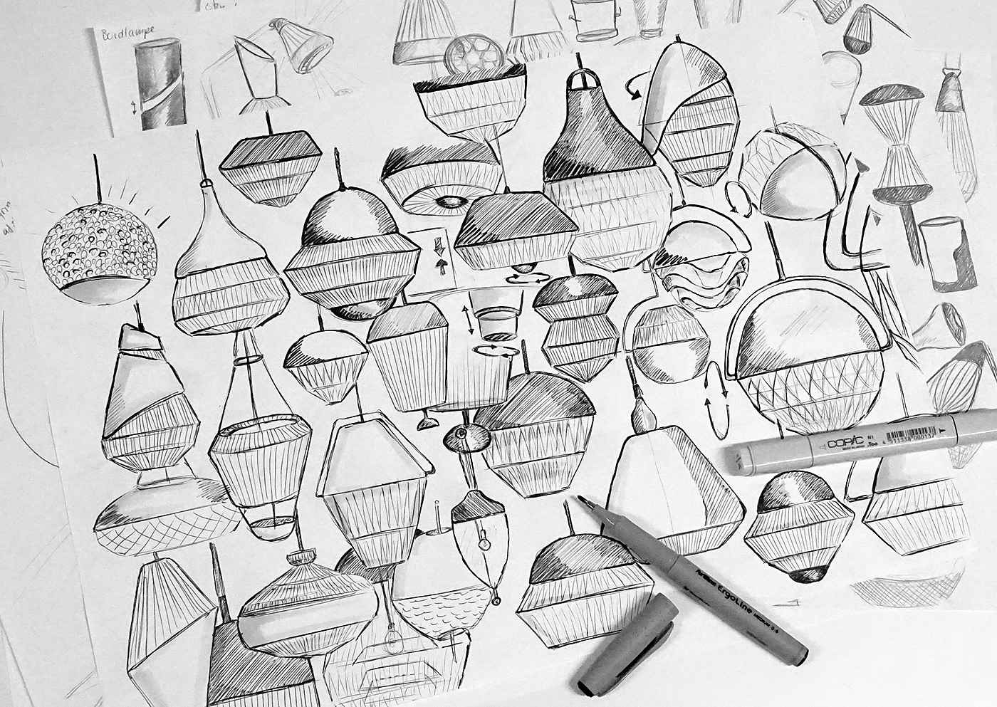 lamps and lanterns，fold，smooth，brightness，lighting，