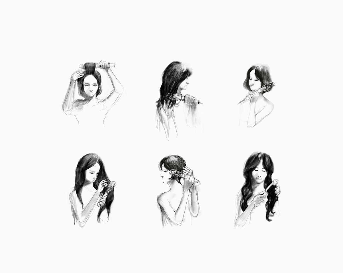 Hair curler，Hair，environment protection，packing，