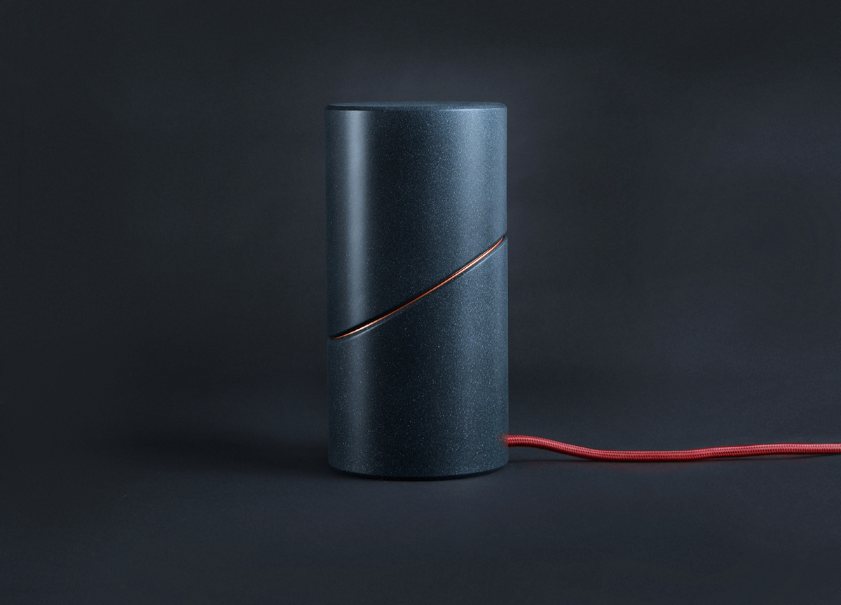 duality，desk lamp，Creative design，black，Portable，