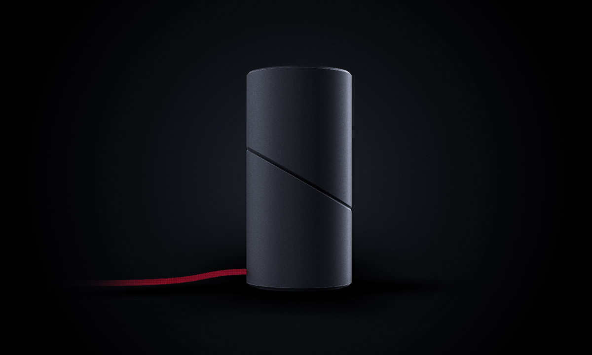 duality，desk lamp，Creative design，black，Portable，