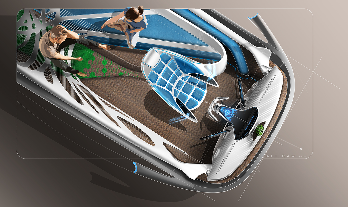 natural，concept，Benz，Automotive interior，