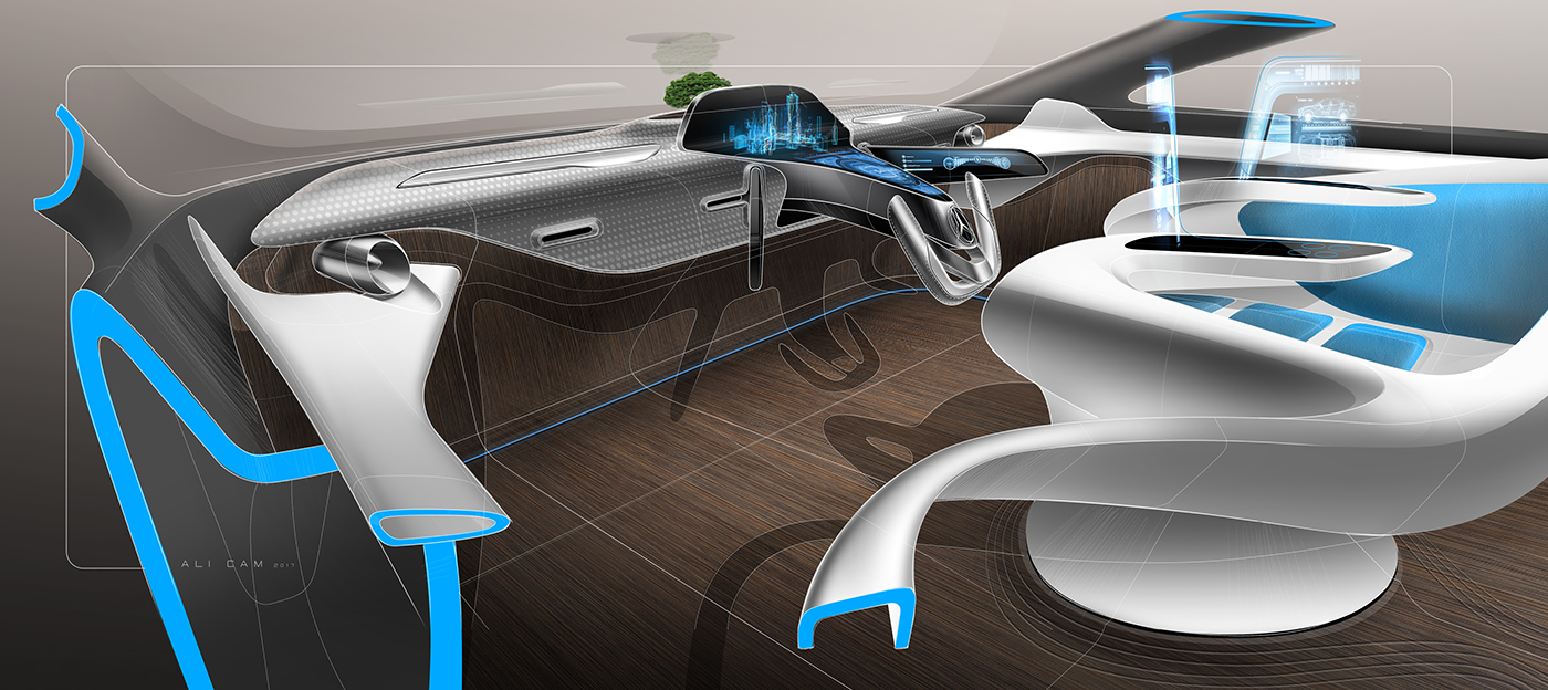 natural，concept，Benz，Automotive interior，