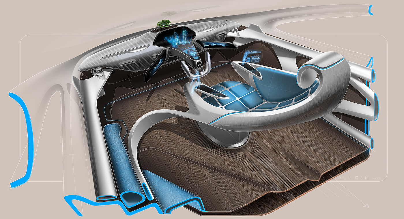 natural，concept，Benz，Automotive interior，