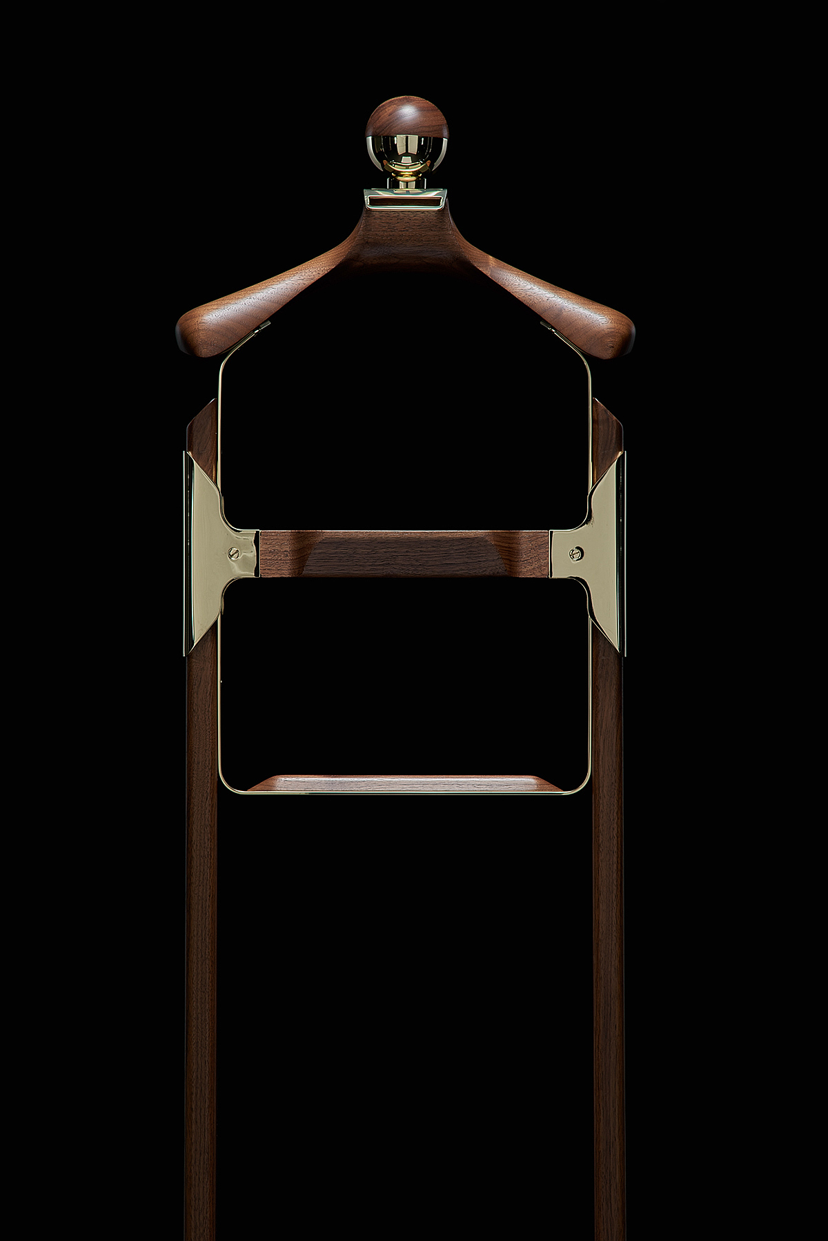 furniture design ，Close fitting hanger，Metal，walnut，durable，