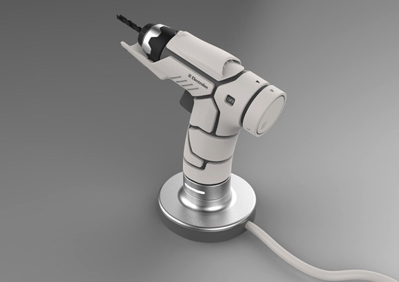 This electric drill makes you drill more stably and safely，