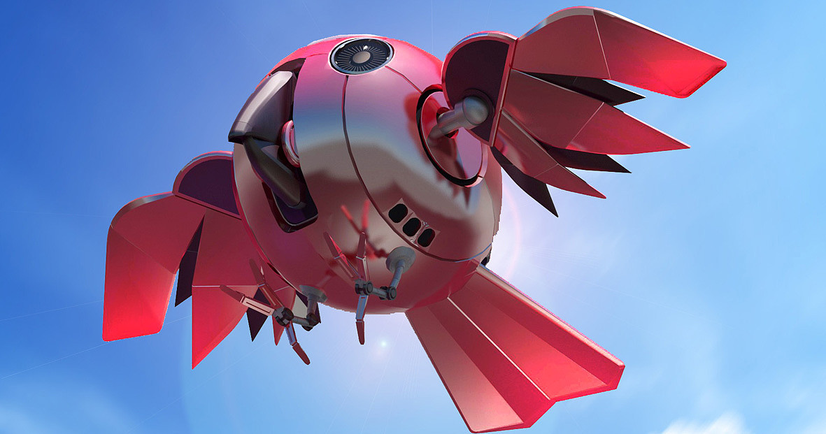 Robot bird，Spherical type，adorable，Plastic，