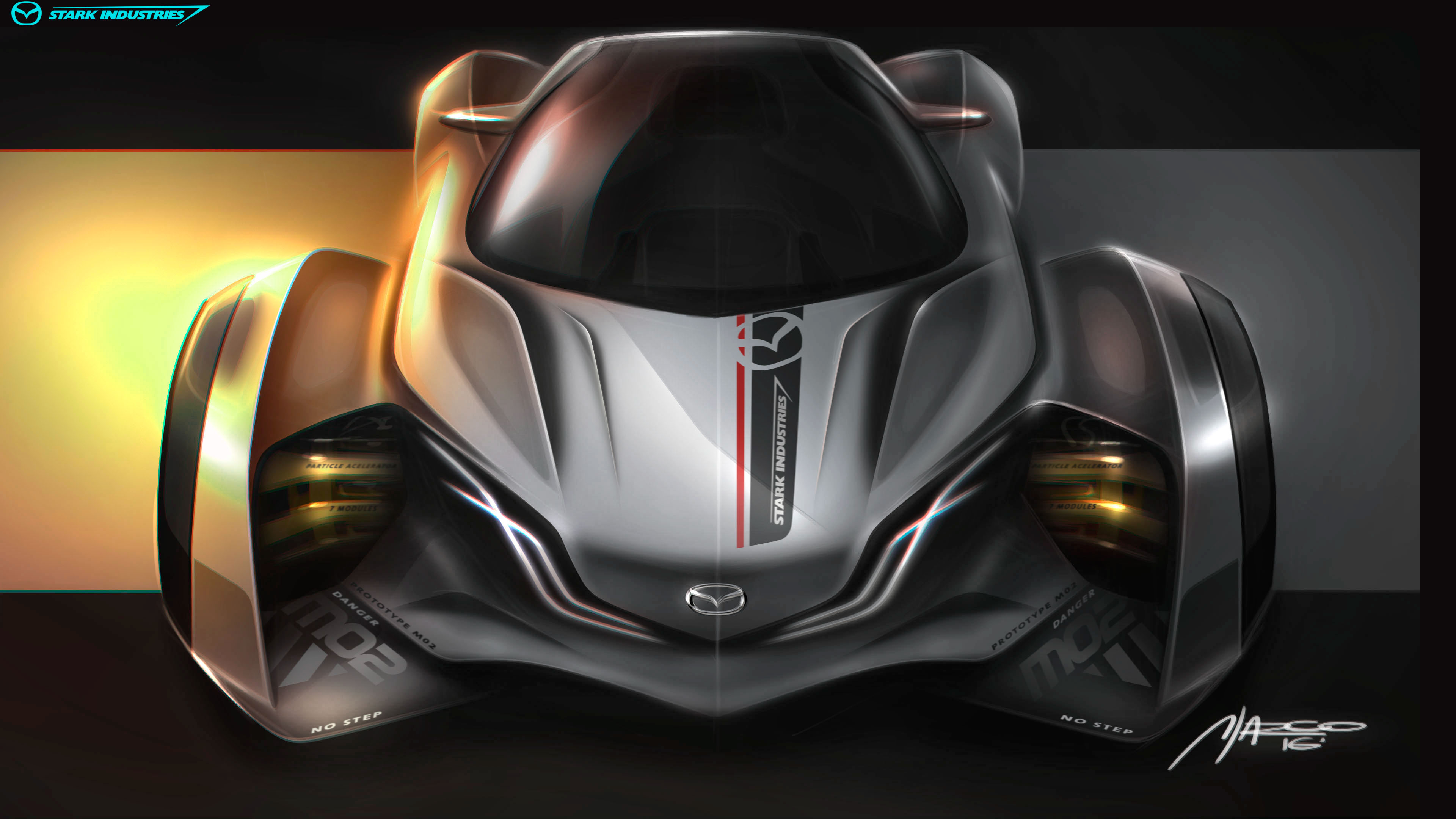 concept，Rendering，Sports car，Hand drawn，