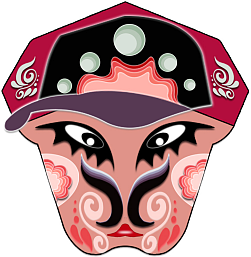 acial makeup in Beijing Opera，