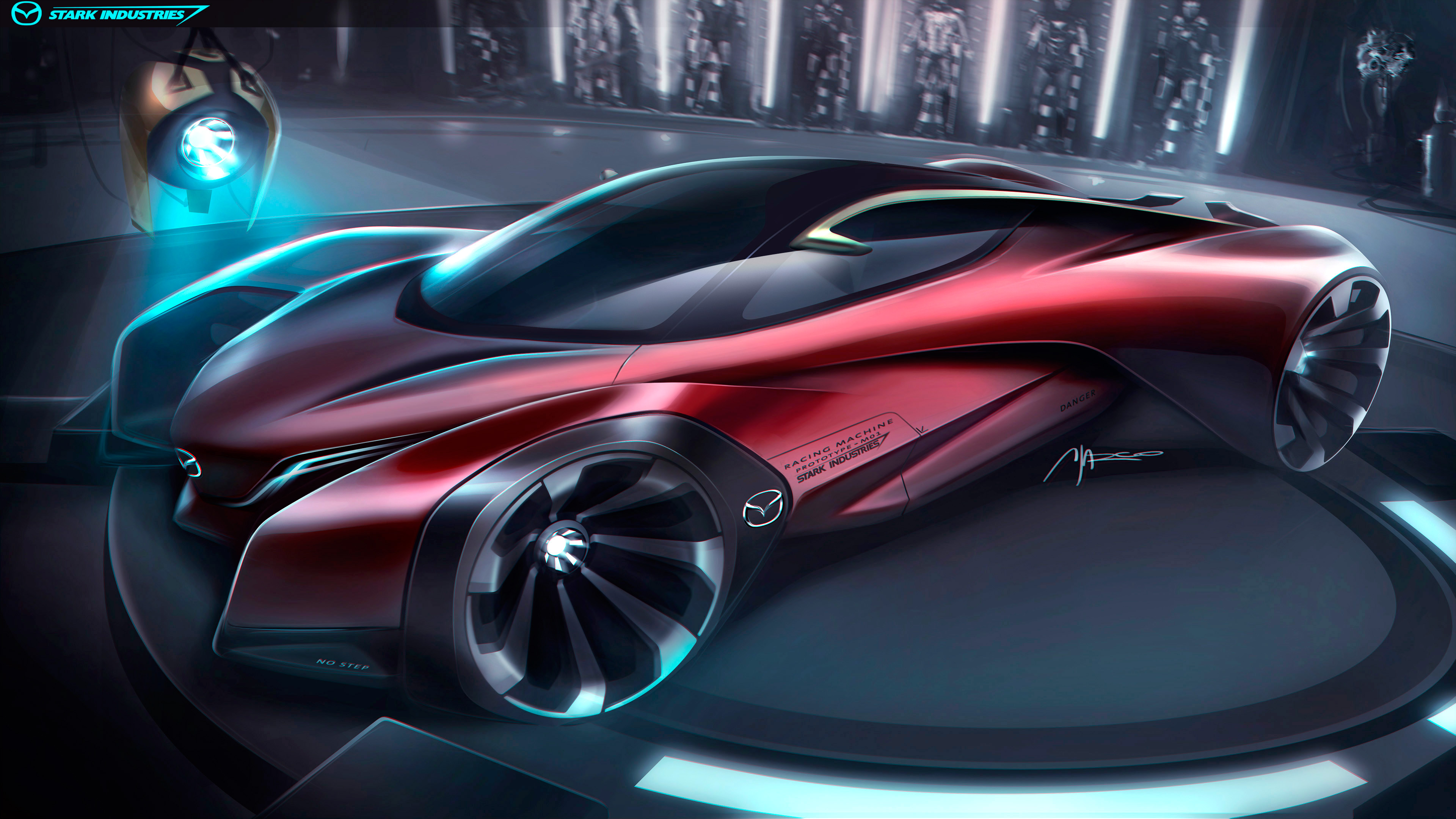 concept，Rendering，Sports car，Hand drawn，