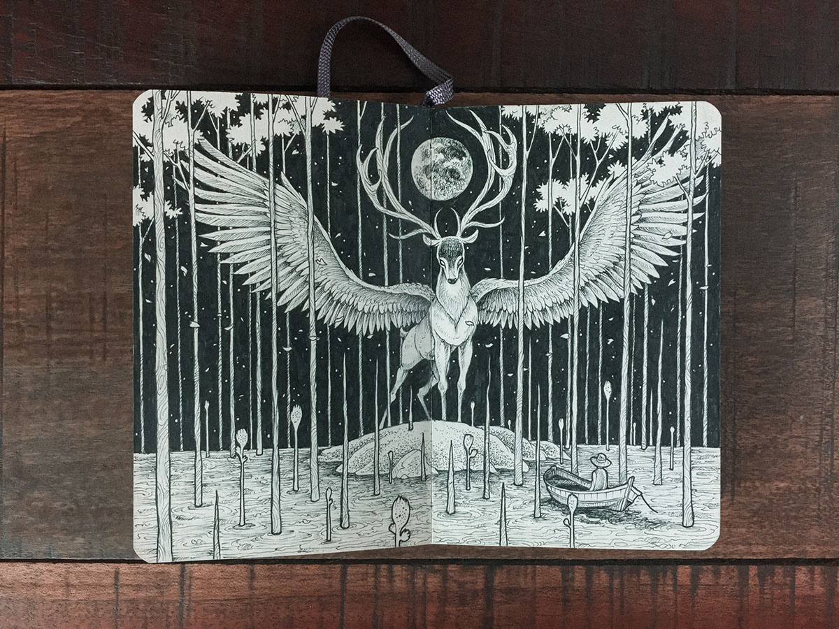 painting，Needle pen，shoes，Hand drawn，