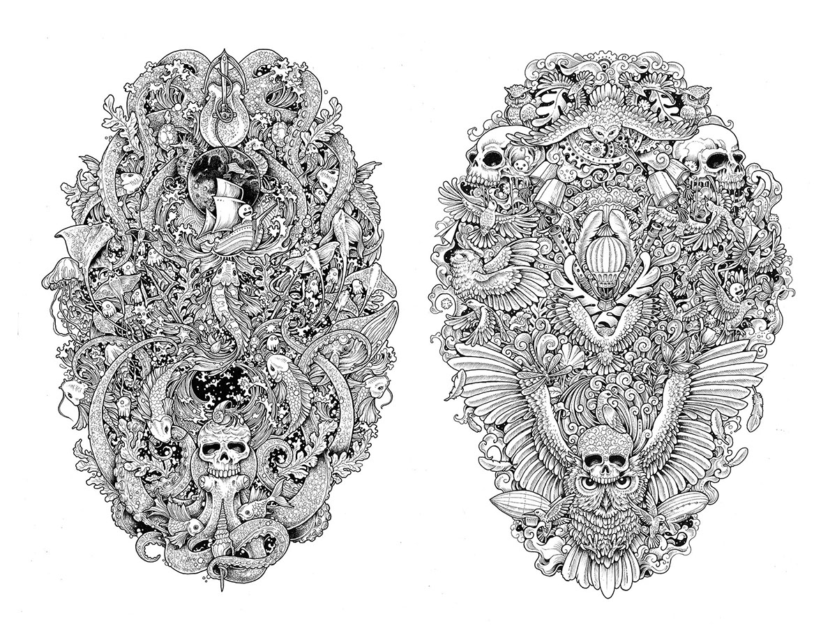 painting，Needle pen，shoes，Hand drawn，