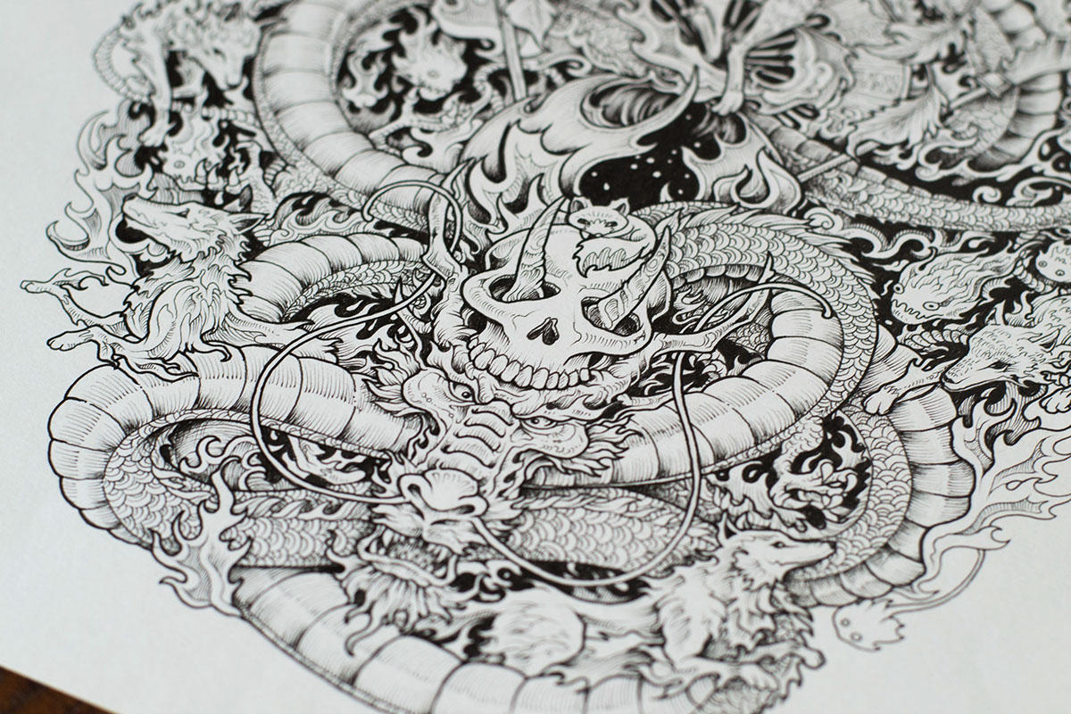 painting，Needle pen，shoes，Hand drawn，