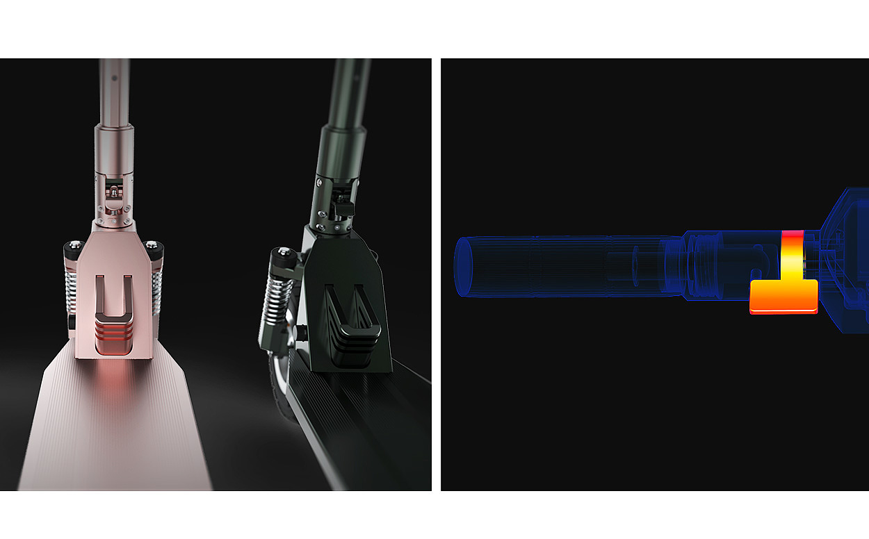 Electric scooter，Adult toys，Outdoor sports products，All aluminum body，industrial design，New transportation tools，