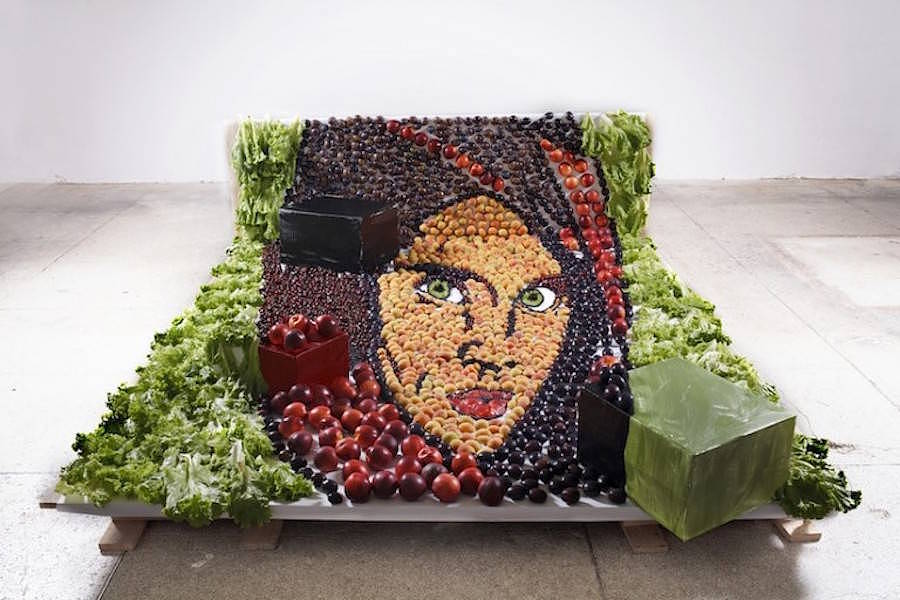 Art，Fruits，Figure painting，