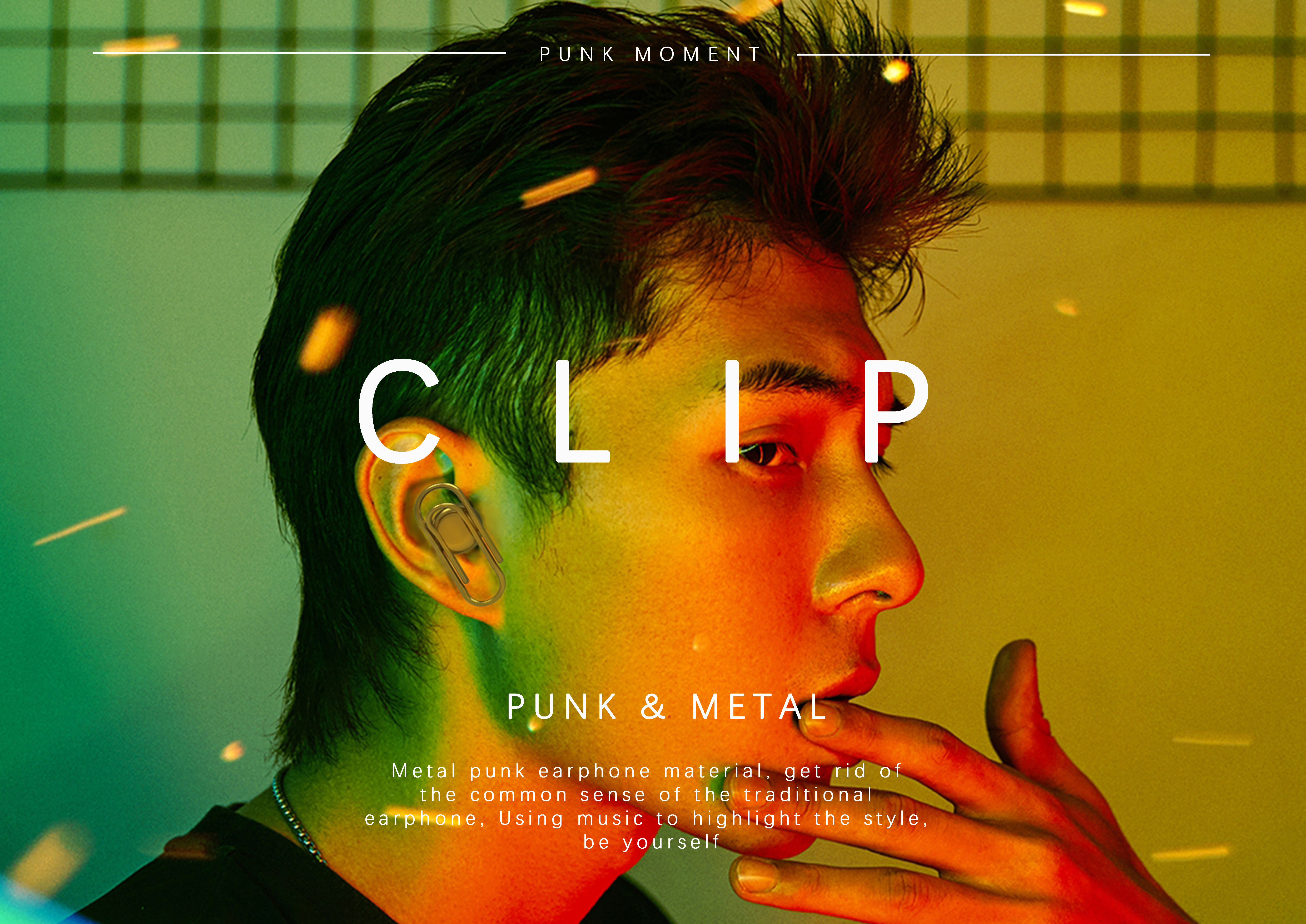 headset，tws，Metal，Punk，music，trend，personality，be younger，