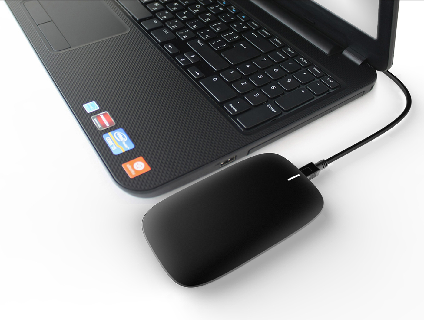 mobile hard disk drive，Simple design，modelling，texture of material，