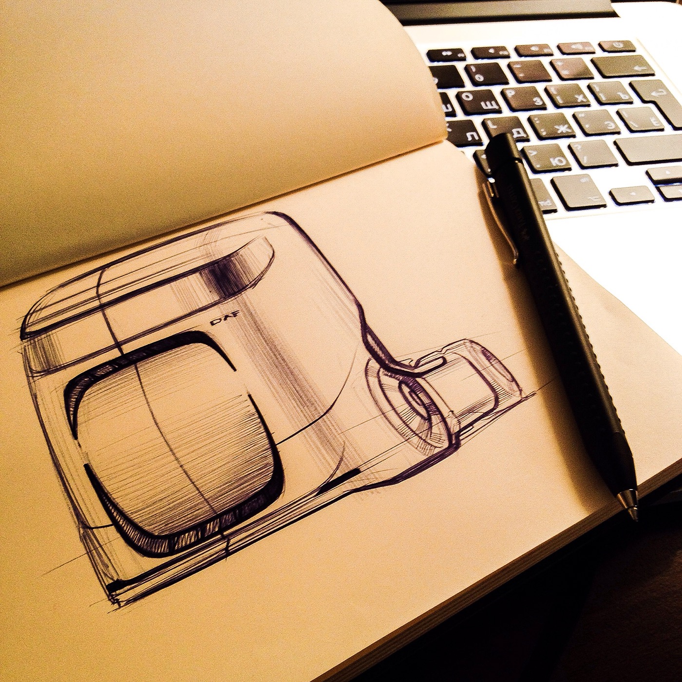 Hand drawn，automobile，draft，elephant，