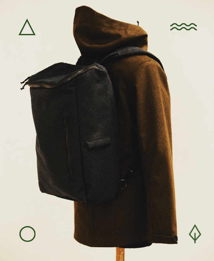 knapsack，a bag，city，explore，Minimalism，