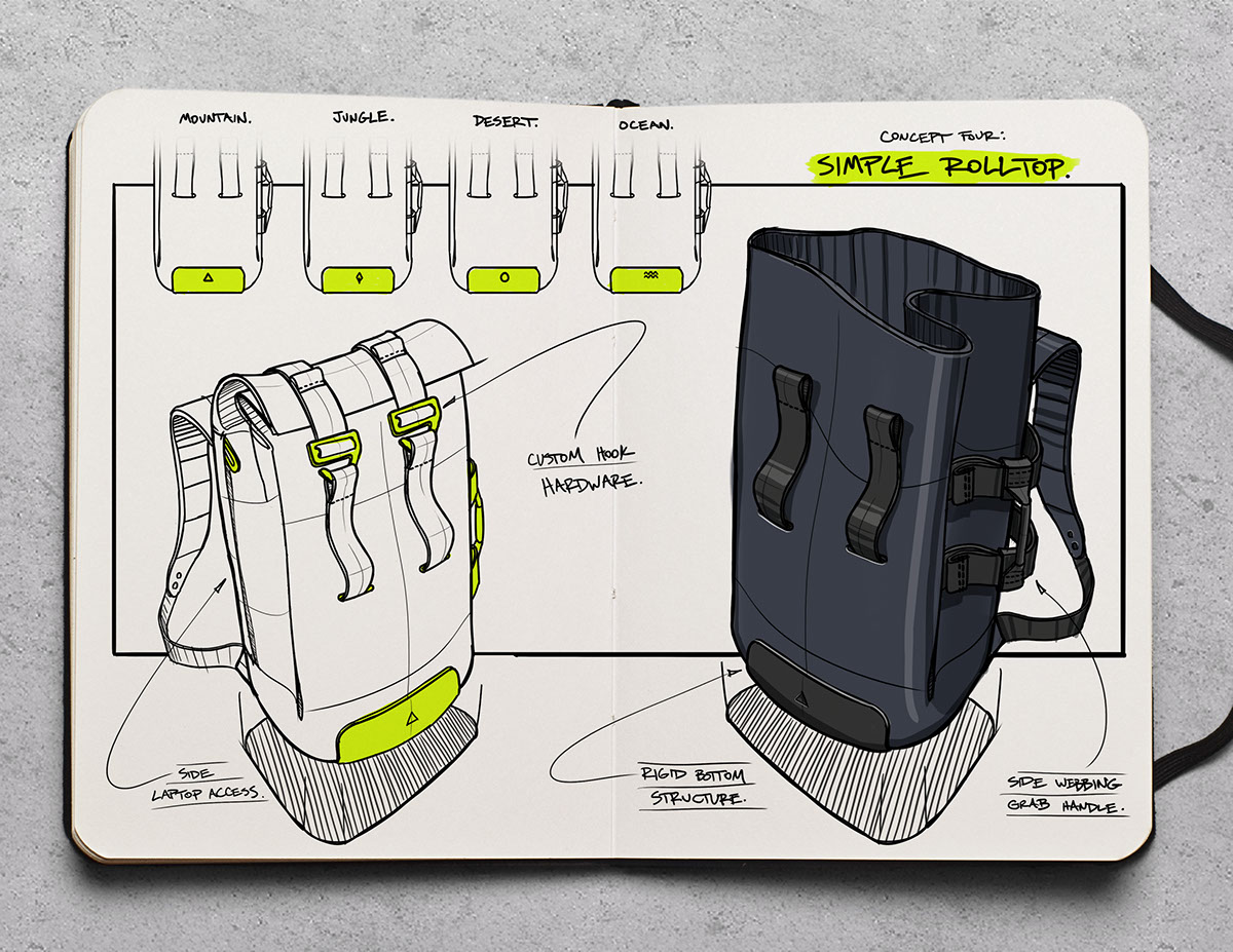 knapsack，a bag，city，explore，Minimalism，