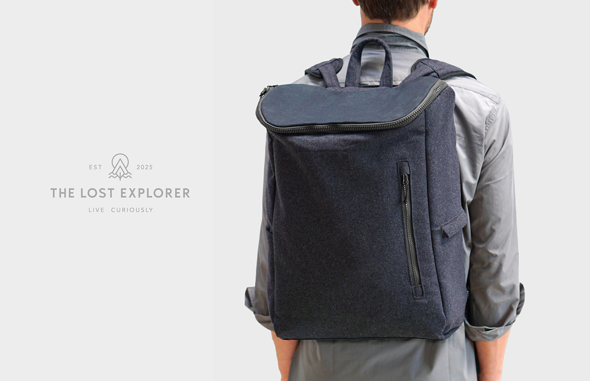 knapsack，a bag，city，explore，Minimalism，