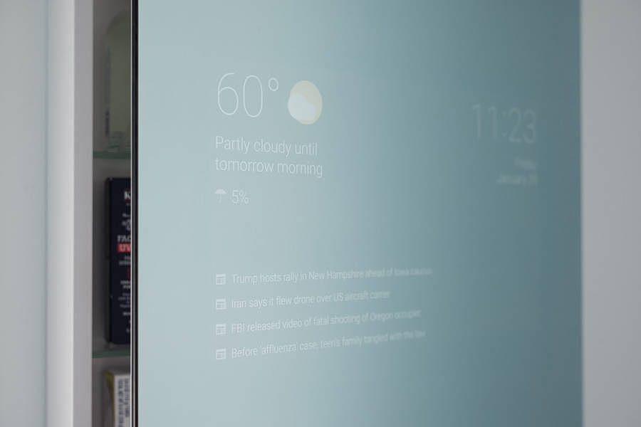 Google，Android mirror，weather，originality，