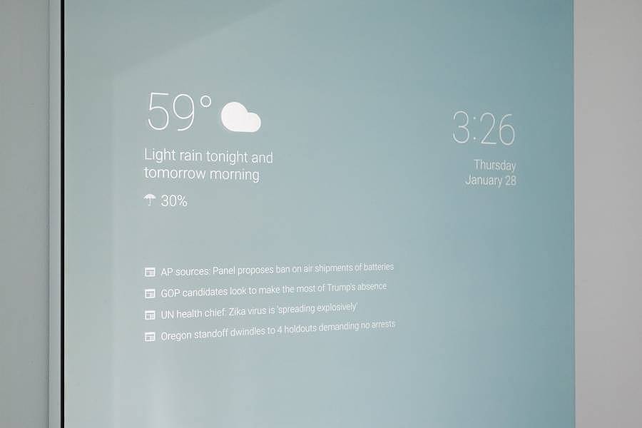 Google，Android mirror，weather，originality，