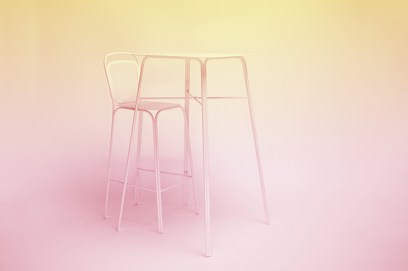 SCREEN，Gazpacho studio，chair，Cyanotic type，Table，