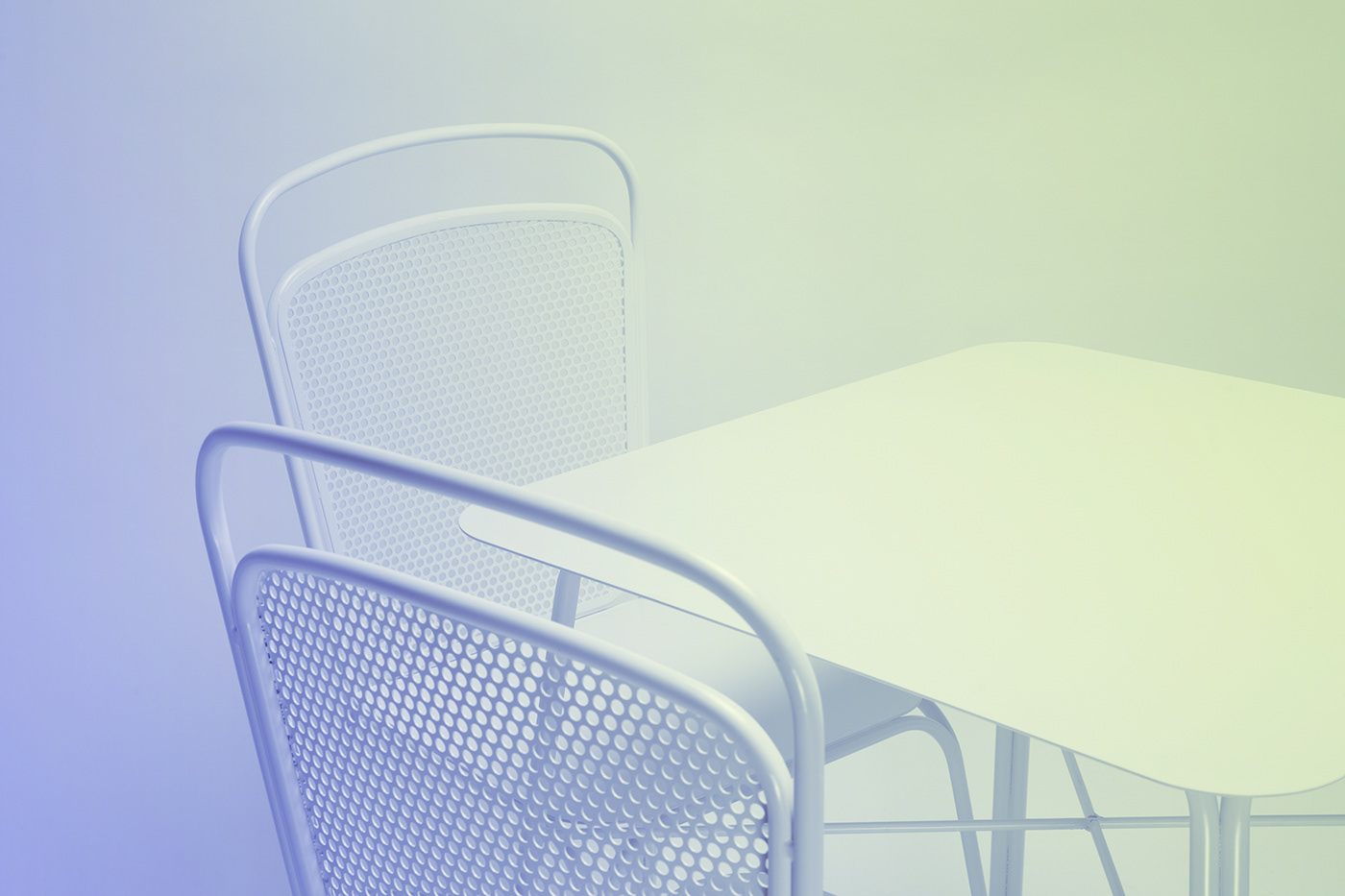 SCREEN，Gazpacho studio，chair，Cyanotic type，Table，