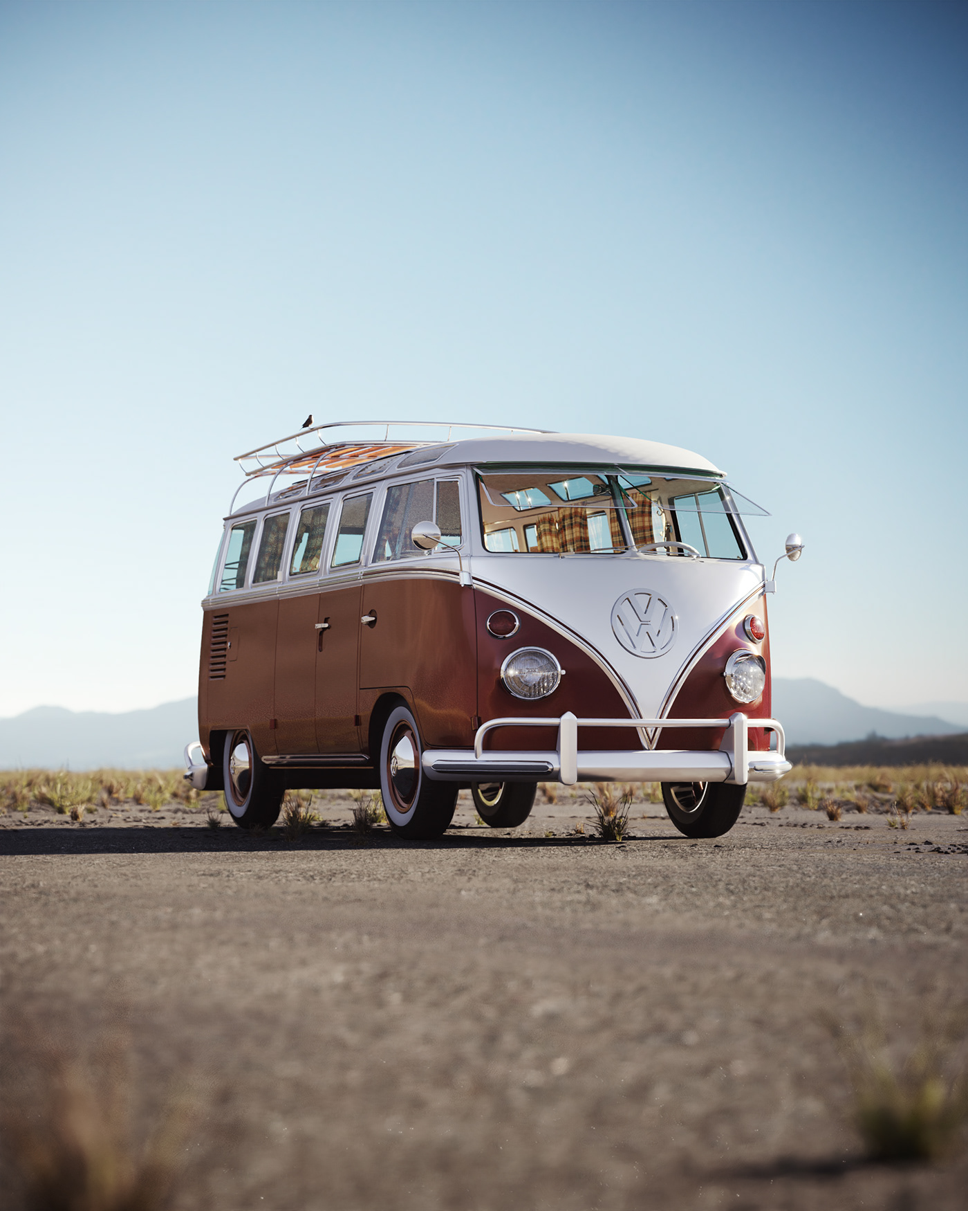 VW Van，Cute mouse，vehicle，