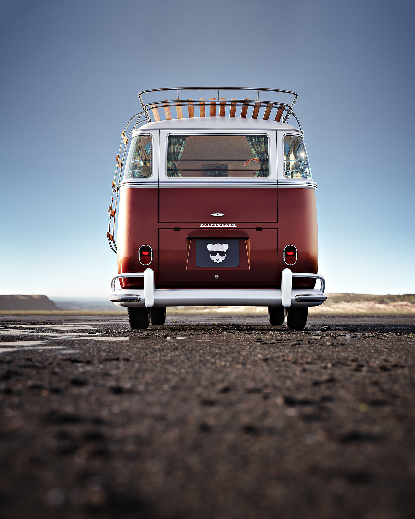 VW Van，Cute mouse，vehicle，
