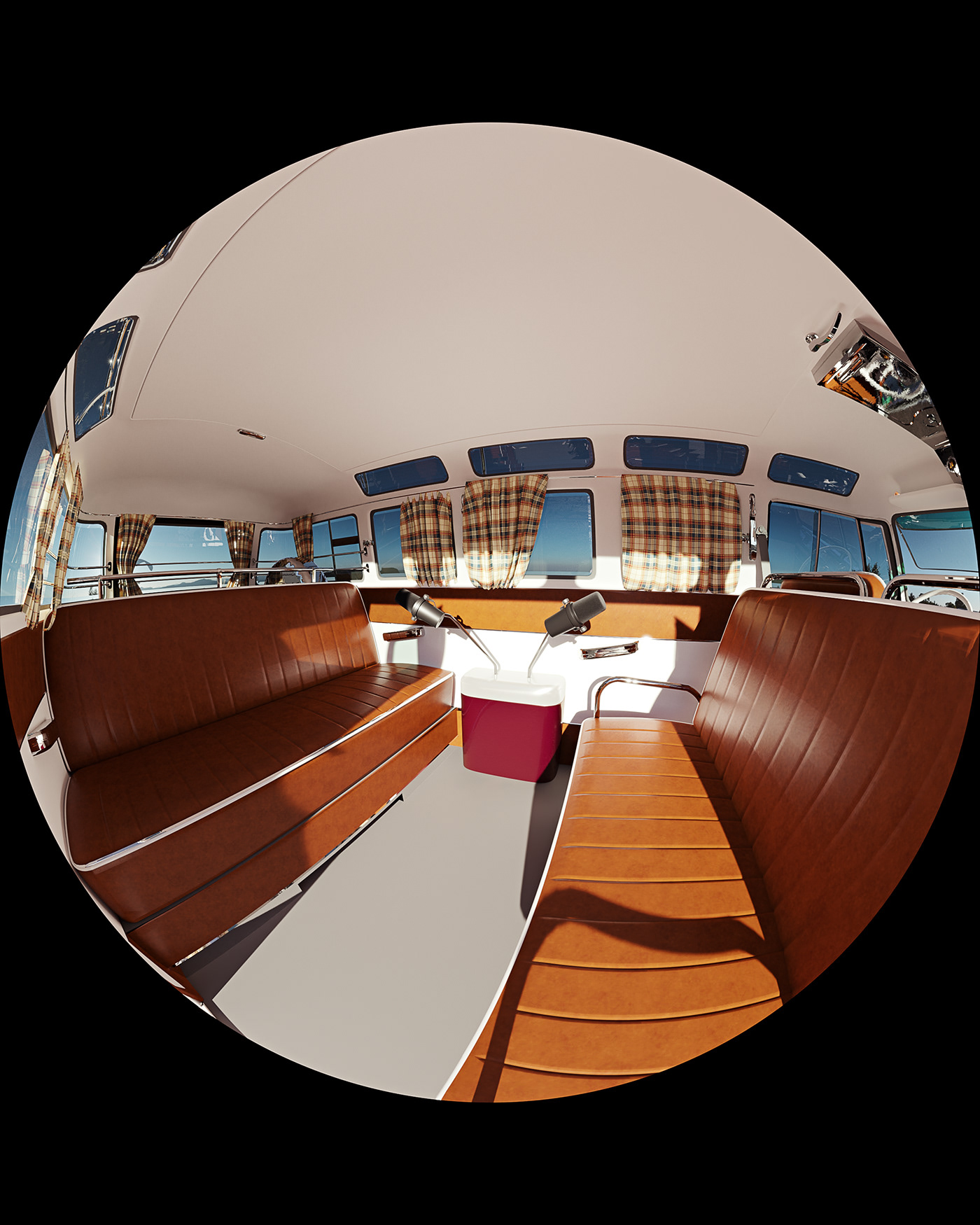 VW Van，Cute mouse，vehicle，