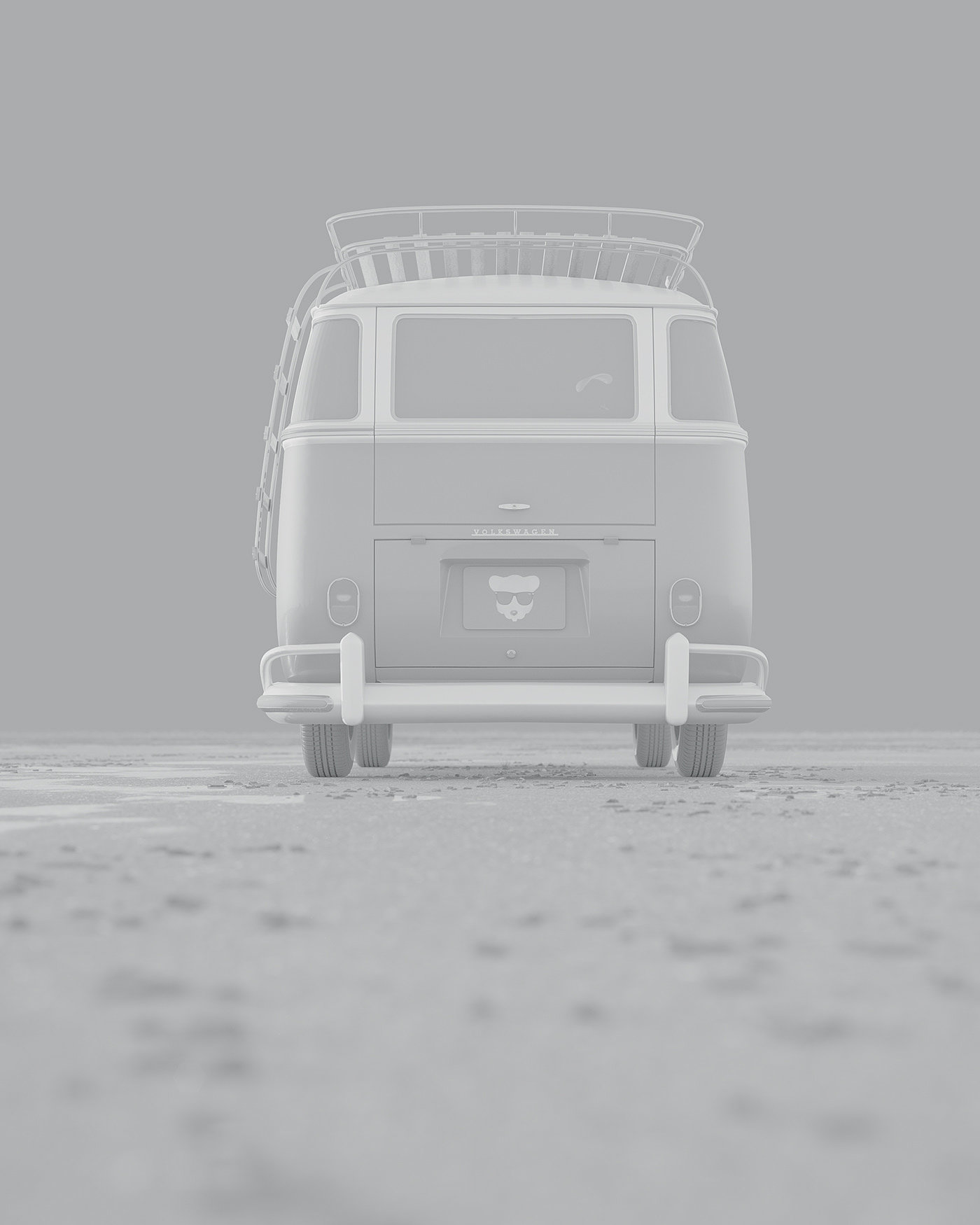 VW Van，Cute mouse，vehicle，
