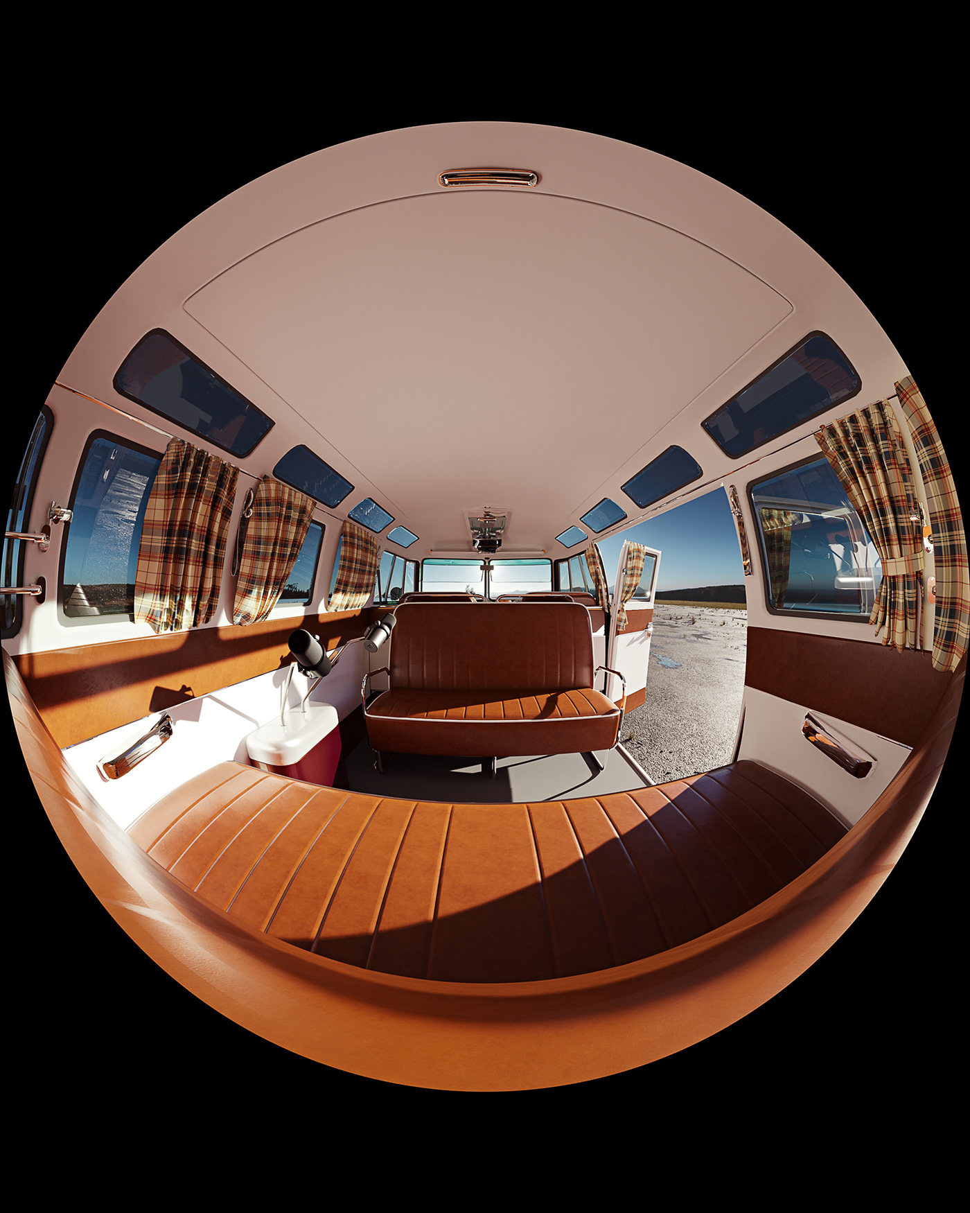 VW Van，Cute mouse，vehicle，