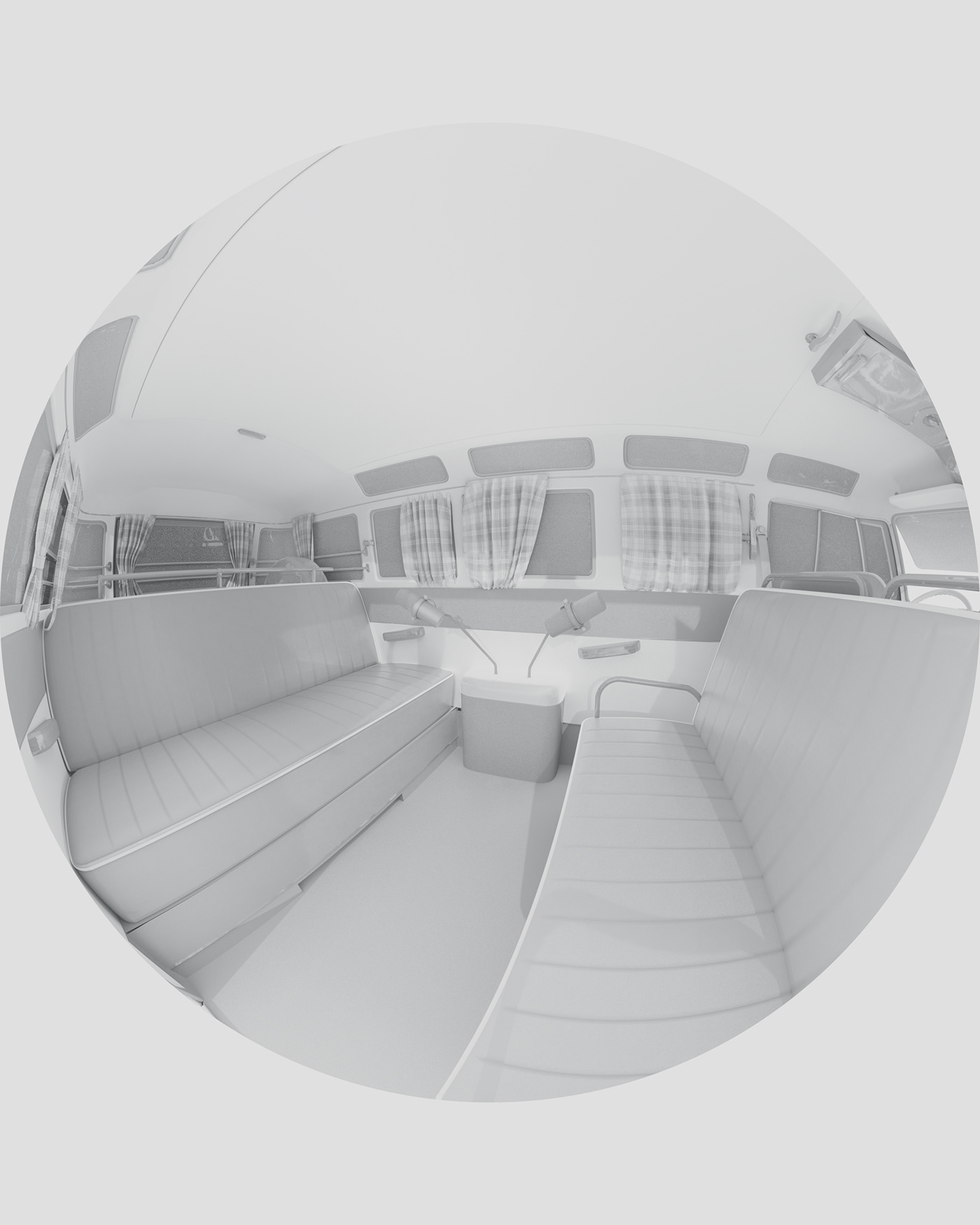 VW Van，Cute mouse，vehicle，