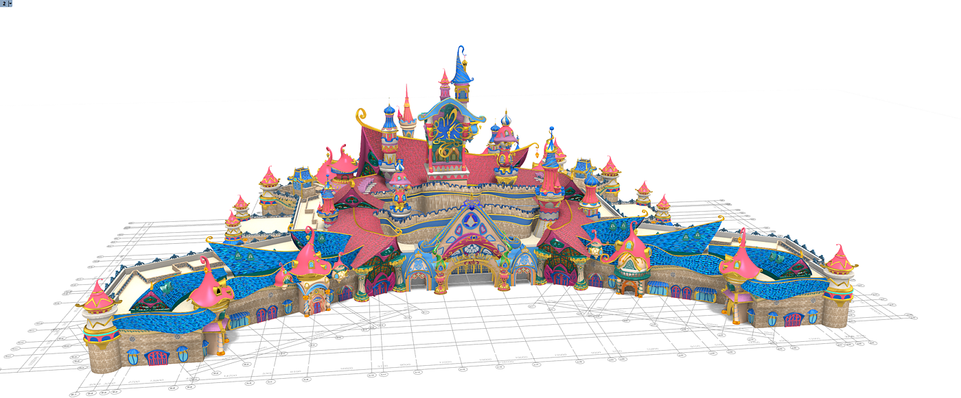 3D model works，