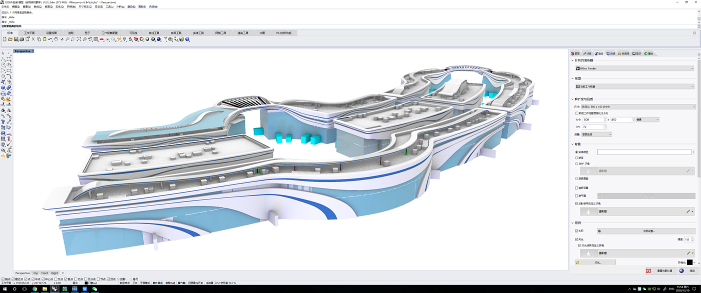 3D model works，