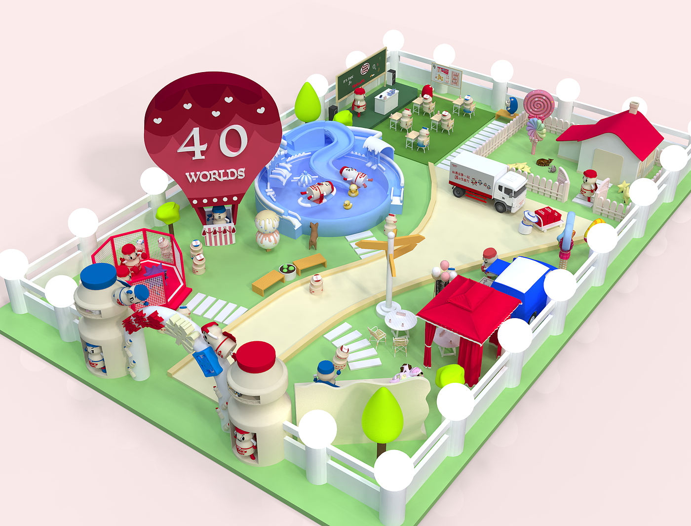 3D model works，