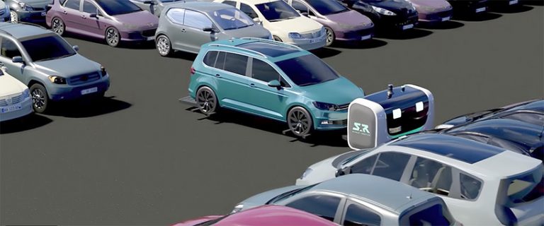 CDG Airport，Robot parking，Paris，stan，