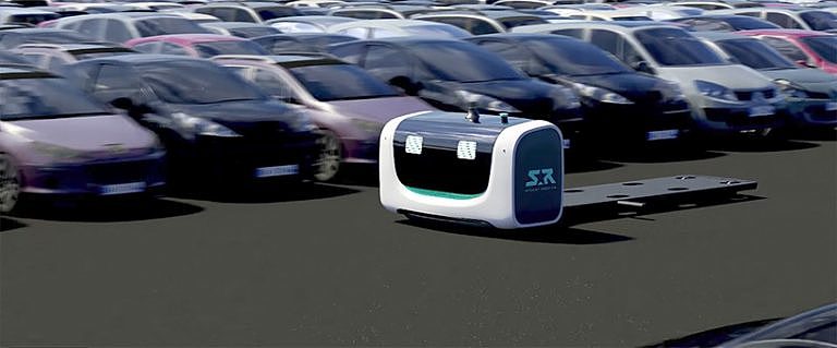 CDG Airport，Robot parking，Paris，stan，
