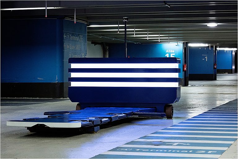 CDG Airport，Robot parking，Paris，stan，