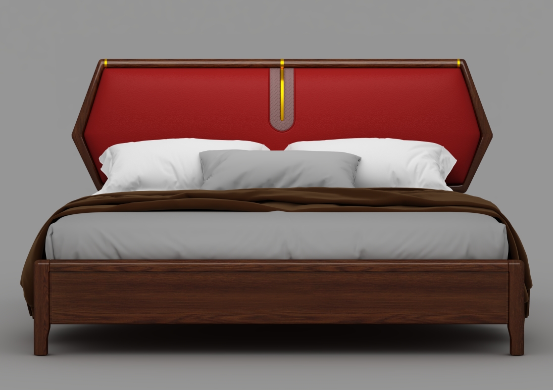 bedroom，Bed，Light luxury，