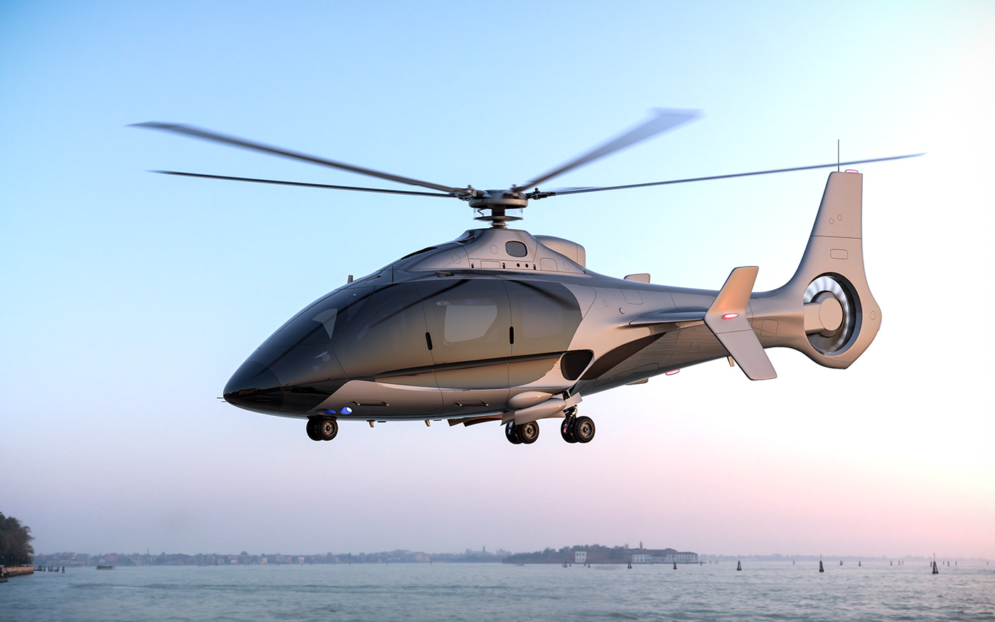 H6 Sky Wolf，helicopter，Render，Hydrogen，