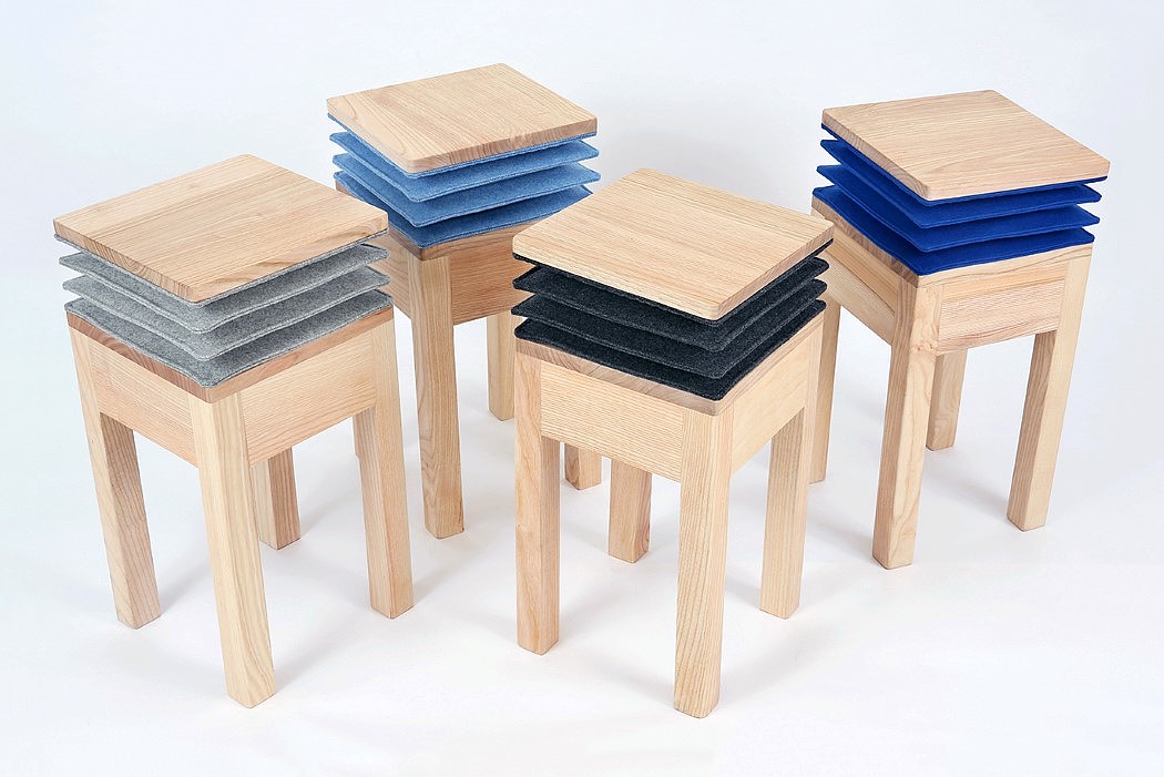 座椅，Xia Stool，手风琴，发声，木制品，