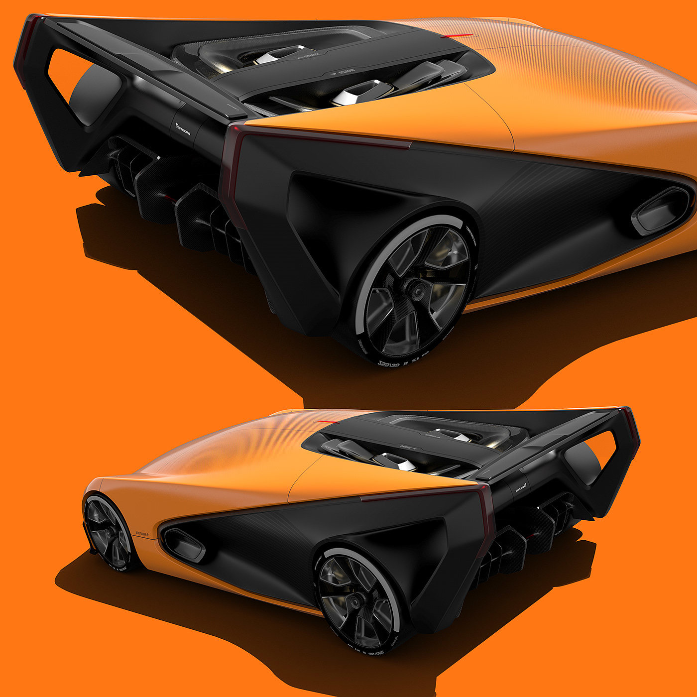 industrial design，product design，vehicle，Mclaren，conceptual design，Concept Car，Super run，